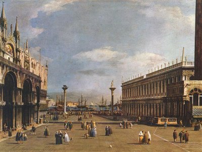 Die Piazzetta von Giovanni Antonio Canal